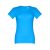 ANKARA WOMEN. Women's t-shirt, Female, Jersey 100% cotton: 190 g/m². Colour 56: 90% cotton/10% viscose, Acqua blue, L
