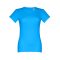 ANKARA WOMEN. Women's t-shirt, Female, Jersey 100% cotton: 190 g/m². Colour 56: 90% cotton/10% viscose, Acqua blue, M