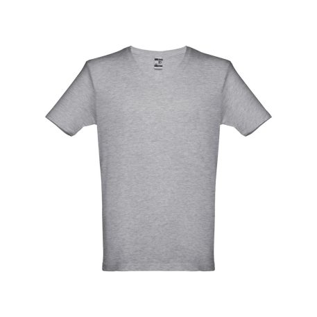 Tricou barbati, 22FEB2061, L, masculin, Bumbac, Gri