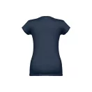 Tricou dama, 22FEB2161, S, feminin, Bumbac, Albastru