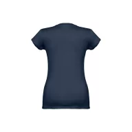 Tricou dama, 22FEB2161, S, feminin, Bumbac, Albastru