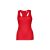 TIRANA. Women's tank top, Female, Jersey 100% cotton: 160 g/m², Red, L