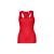 TIRANA. Women's tank top, Female, Jersey 100% cotton: 160 g/m², Red, S