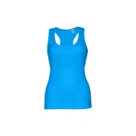   TIRANA. Women's tank top, Female, Jersey 100% cotton: 160 g/m², Acqua blue, L