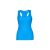 TIRANA. Women's tank top, Female, Jersey 100% cotton: 160 g/m², Acqua blue, L