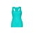 TIRANA. Women's tank top, Female, Jersey 100% cotton: 160 g/m², Turquoise green, L