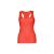 TIRANA. Women's tank top, Female, Jersey 100% cotton: 160 g/m², Coral orange, M