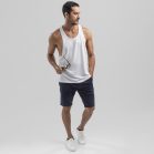 IBIZA. Men's tank top, Male, Jersey 100% cotton: 140 g/m², White, S