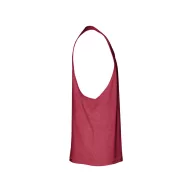   Tricou cu maneca scurta, la baza gatului, Casual, Barbati, Makito, 2410E21234, Bumbac, Rosu melange, M