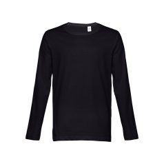   BUCHAREST. Men's long sleeve t-shirt, Male, Jersey 100% cotton: 150 g/m². Colours 52, 53 and 54: 60% cotton/40% polyester, Black, L