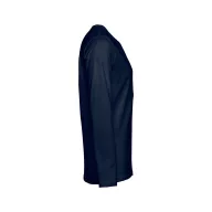   Tricou la baza gatului, Barbati, maneca lunga, TH Clothes, 2401E12387, Bumbac, Albastru, S