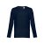Tricou la baza gatului, Barbati, maneca lunga, TH Clothes, 2401E12389, Bumbac, Albastru, XXL