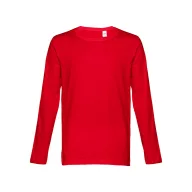  BUCHAREST. Men's long sleeve t-shirt, Male, Jersey 100% cotton: 150 g/m². Colours 52, 53 and 54: 60% cotton/40% polyester, Red, M
