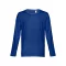 Tricou cu maneca lunga barbati, 22FEB2077, M, masculin, Bumbac, Albastru