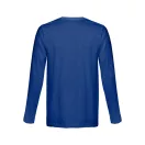 Tricou cu maneca lunga barbati, 22FEB2079, XL, masculin, Bumbac, Albastru