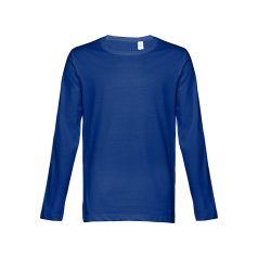   Tricou cu maneca lunga barbati, 22FEB2080, XXL, masculin, Bumbac, Albastru