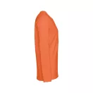 Tricou la baza gatului, Barbati, maneca lunga, TH Clothes, 2401E12392, Bumbac, Rosu terracotta, S