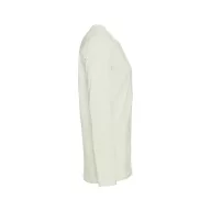   Tricou la baza gatului, Barbati, maneca lunga, TH Clothes, 2401E12396, Bumbac, Verde pastelat, M