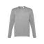 Tricou cu maneca lunga barbati, 22FEB2082, M, masculin, Bumbac, Gri