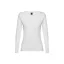 BUCHAREST WOMEN. Women's long sleeve t-shirt, Female, Jersey 100% cotton: 150 g/m², White, M