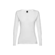   BUCHAREST WOMEN. Women's long sleeve t-shirt, Female, Jersey 100% cotton: 150 g/m², White, S