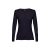BUCHAREST WOMEN. Women's long sleeve t-shirt, Female, Jersey 100% cotton: 150 g/m². Colours 52, 53 and 54: 60% cotton/40% polyester, Navy blue, L