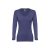 BUCHAREST WOMEN. Women's long sleeve t-shirt, Female, Jersey 100% cotton: 150 g/m². Colours 52, 53 and 54: 60% cotton/40% polyester, Heather blue, XXL