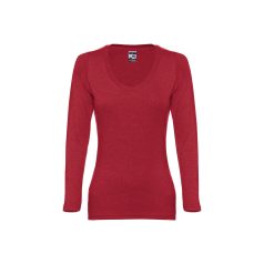   BUCHAREST WOMEN. Women's long sleeve t-shirt, Female, Jersey 100% cotton: 150 g/m². Colours 52, 53 and 54: 60% cotton/40% polyester, Heather red, L