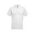 ADAM. Men's polo shirt, Male, Piquet mesh 100% cotton: 195 g/m², White, L