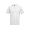 ADAM. Men's polo shirt, Male, Piquet mesh 100% cotton: 195 g/m², White, M