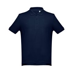   THC ADAM, Tricou polo pentru barbati, Albastru, 21MAR3503, M, Bumbac
