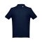 THC ADAM, Tricou polo pentru barbati, Albastru, 21MAR3506, XXL, Bumbac
