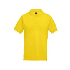   ADAM. Men's polo shirt, Male, Piquet mesh 100% cotton: 195 g/m². Colour 56: 85% cotton/15% viscose, Yellow, XXL