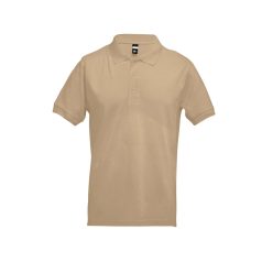   ADAM. Men's polo shirt, Male, Piquet mesh 100% cotton: 195 g/m². Colour 56: 85% cotton/15% viscose, Light brown, L