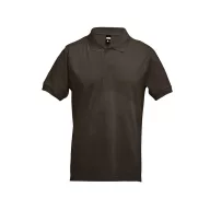   ADAM. Men's polo shirt, Male, Piquet mesh 100% cotton: 195 g/m². Colour 56: 85% cotton/15% viscose, Dark brown, L