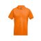ADAM. Men's polo shirt, Male, Piquet mesh 100% cotton: 195 g/m². Colour 56: 85% cotton/15% viscose, Orange, XXL