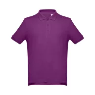   Tricou cu maneca scurta, Polo, Casual, Barbati, Makito, 2410E21224, Bumbac, Violet, S