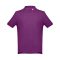 Tricou cu maneca scurta, Polo, Casual, Barbati, Makito, 2410E21225, Bumbac, Violet, XL