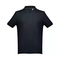   Tricou Polo, Barbati, maneca scurta, TH Clothes, 2401E12417, Bumbac, Albastru eclipse, XXL