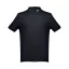Tricou Polo, Barbati, maneca scurta, TH Clothes, 2401E12417, Bumbac, Albastru eclipse, XXL