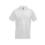  ADAM. Men's polo shirt, Male, Piquet mesh 100% cotton: 195 g/m². Colour 56: 85% cotton/15% viscose, Melange white, L