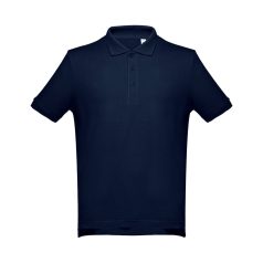   ADAM, Tricou polo pentru barbati, Masculin, Bumbac si poliester, Albastru, 3XL, 21MAR3489, 3XL, Bumbac, Poliester