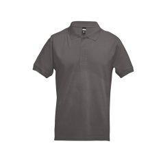   ADAM. Men's polo shirt, Male, Piquet mesh 100% cotton: 195 g/m². Colour 56: 85% cotton/15% viscose, Grey, 3XL