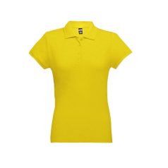   EVE. Women's polo shirt, Female, Piquet mesh 100% cotton: 195 g/m². Colour 56: 85% cotton/15% viscose, Yellow, XL