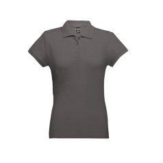   EVE. Women's polo shirt, Female, Piquet mesh 100% cotton: 195 g/m². Colour 56: 85% cotton/15% viscose, Grey, M
