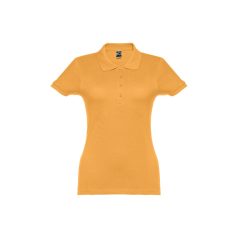 Tricou polo dama, 22FEB2197, XL, feminin, Bumbac, Galben
