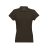 EVE. Women's polo shirt, Female, Piquet mesh 100% cotton: 195 g/m². Colour 56: 85% cotton/15% viscose, Dark brown, S