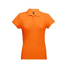   EVE. Women's polo shirt, Female, Piquet mesh 100% cotton: 195 g/m². Colour 56: 85% cotton/15% viscose, Orange, L
