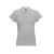 EVE. Women's polo shirt, Female, Piquet mesh 100% cotton: 195 g/m². Colour 56: 85% cotton/15% viscose, Heather light grey, L