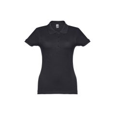   Tricou Polo, Dama, maneca scurta, TH Clothes, 2401E12422, Bumbac, Albastru eclipse, XXL